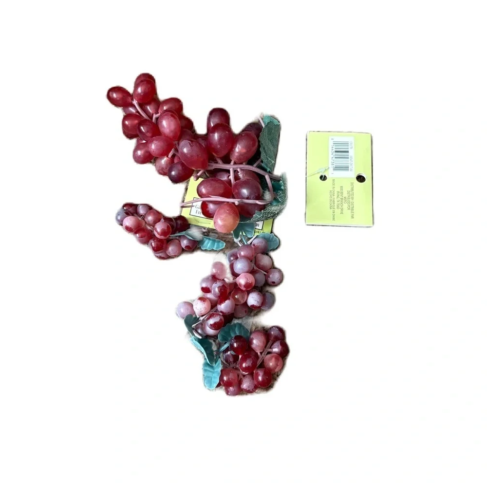 Ashland Red Decorative Grapes Bundle Lot NEW Craft Decor Red - Picture 1 of 4
